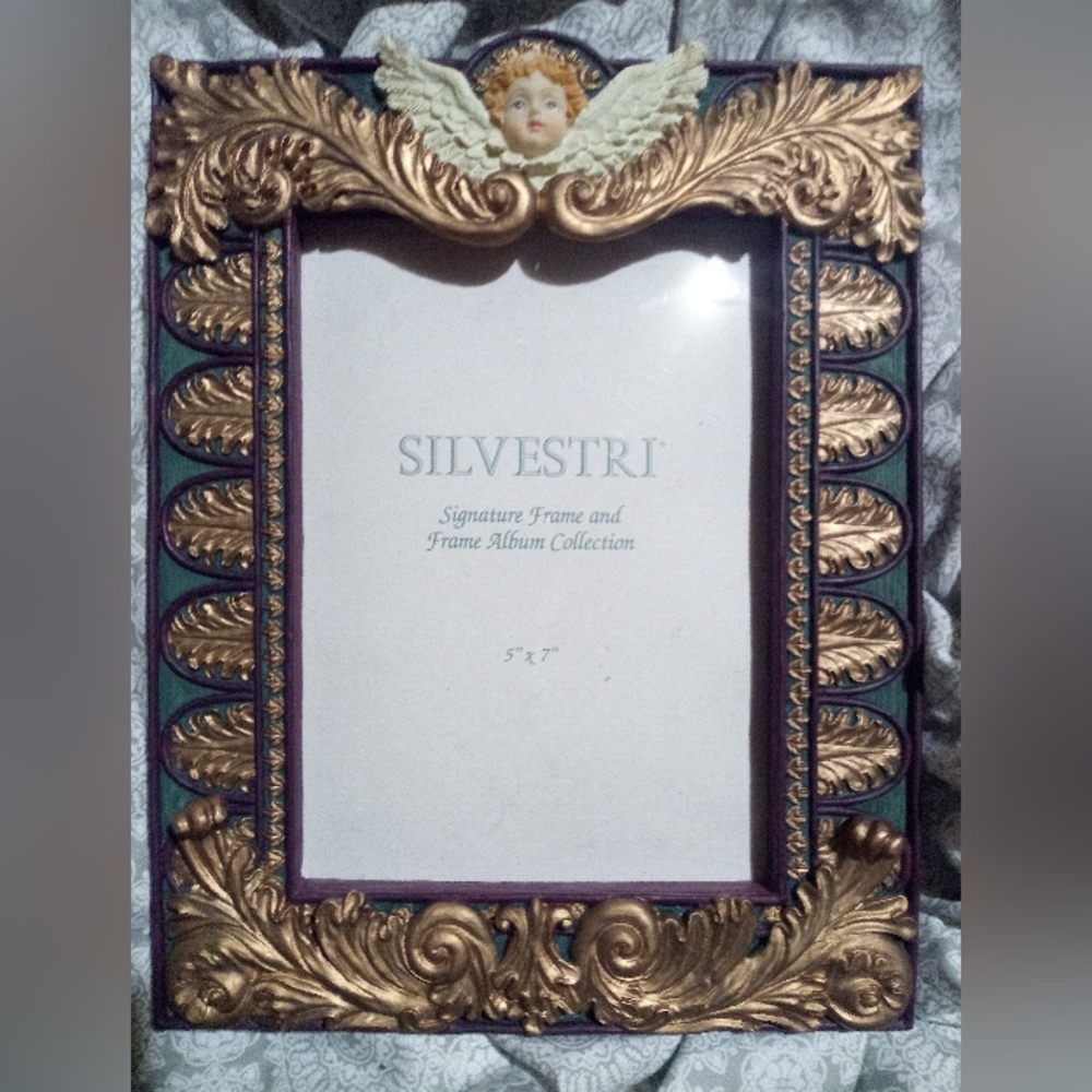 Picture Frame 5x7 Vintage Inspired Silvestri Handcrafted